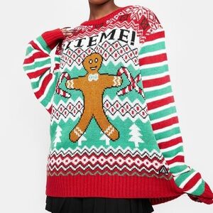 NWOT American Stitch Festive Red and Green Sweater Sz XL